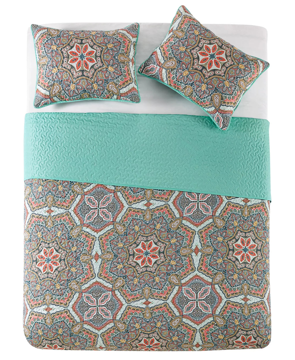 Yara Reversible 3-Piece King Quilt Set