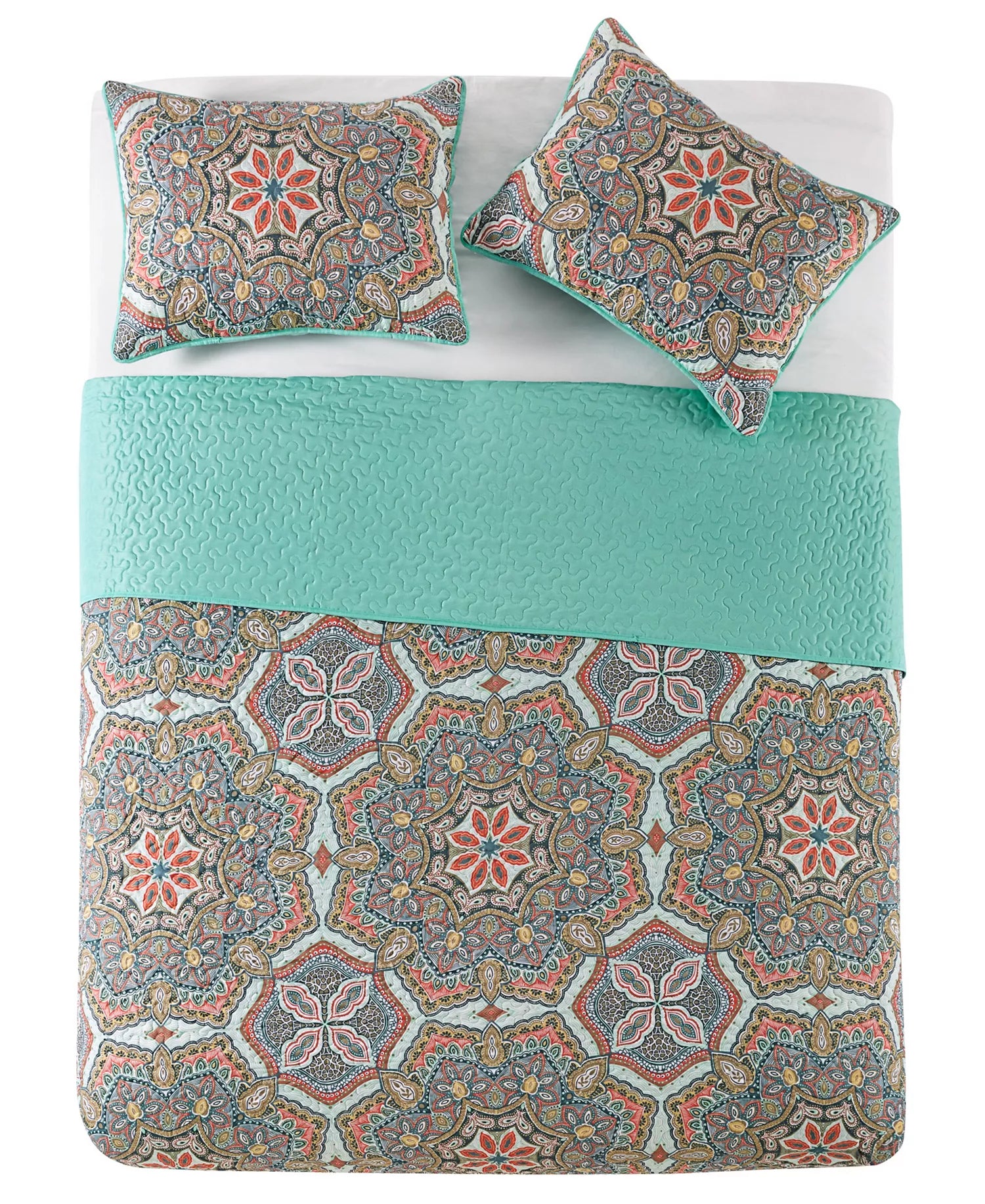 Yara Reversible 3-Piece King Quilt Set