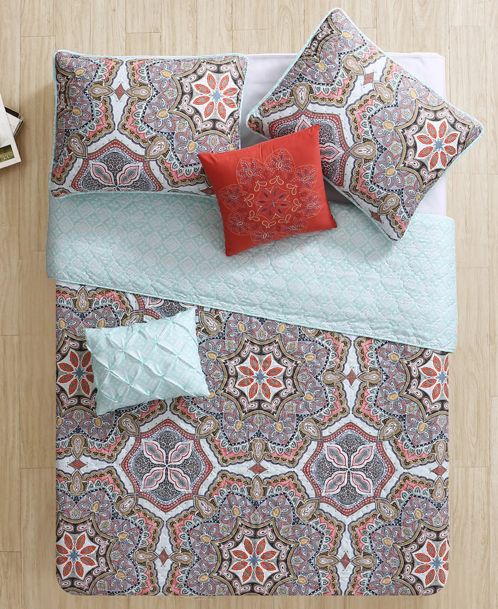 Yara Reversible 3-Piece King Quilt Set