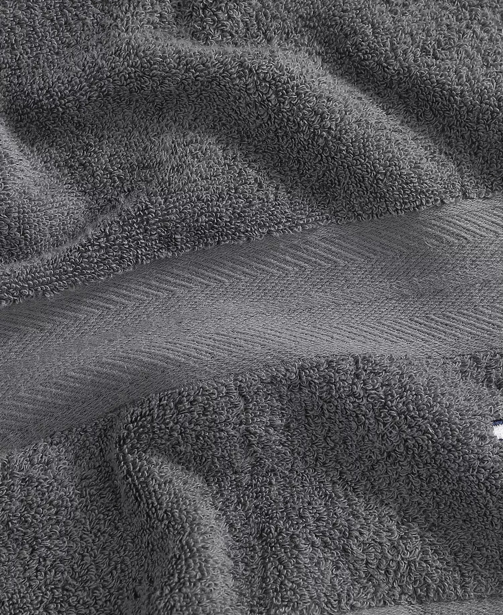 Modern American Solid Cotton Bath Towel – 30" x 54" Charcoal