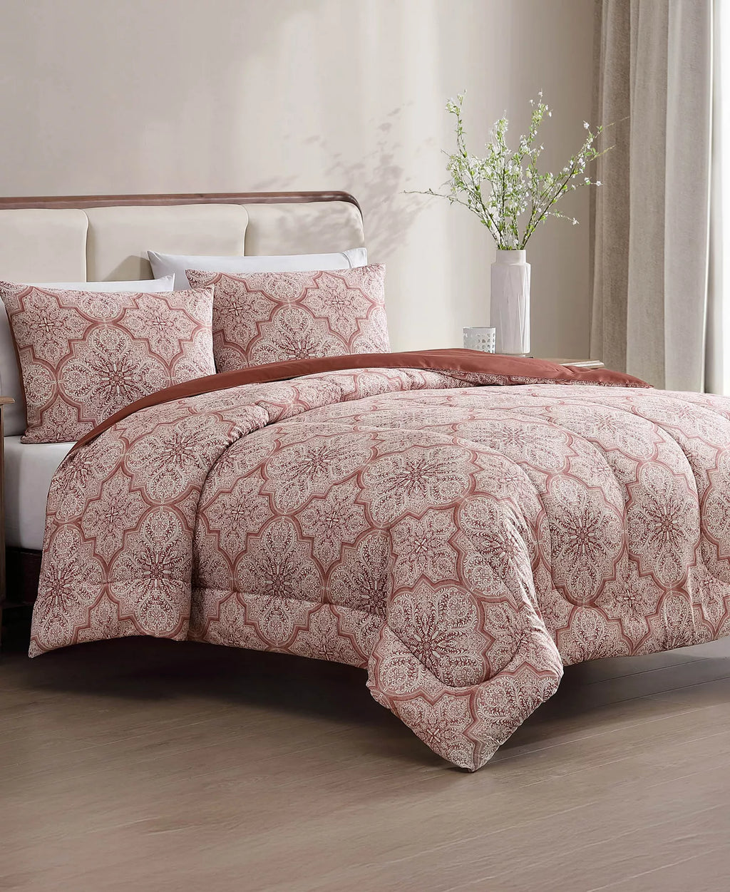 Faymont Medallion 3-Piece Comforter Set