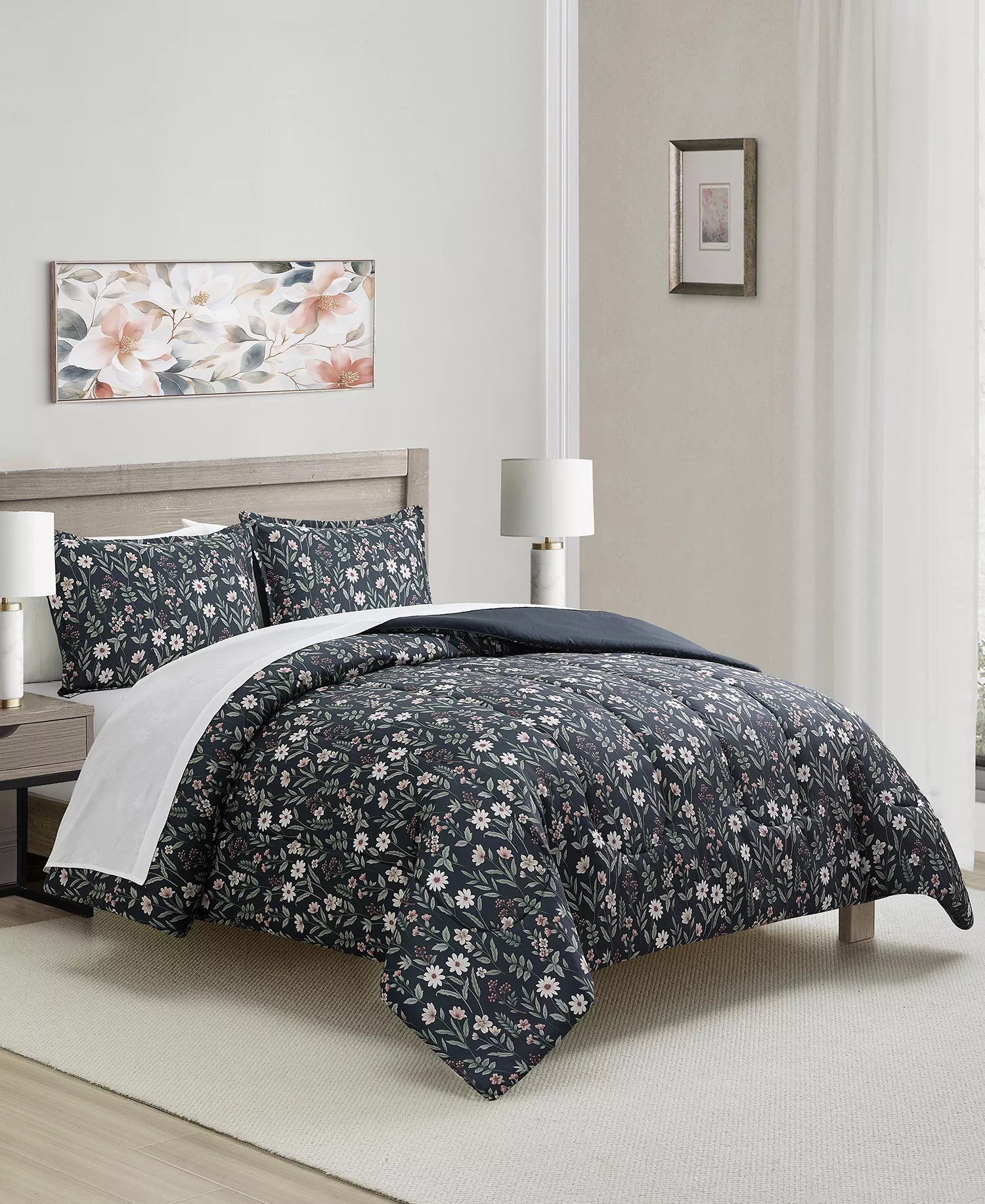 Veronica Botanical 3-Pc. Comforter Sets