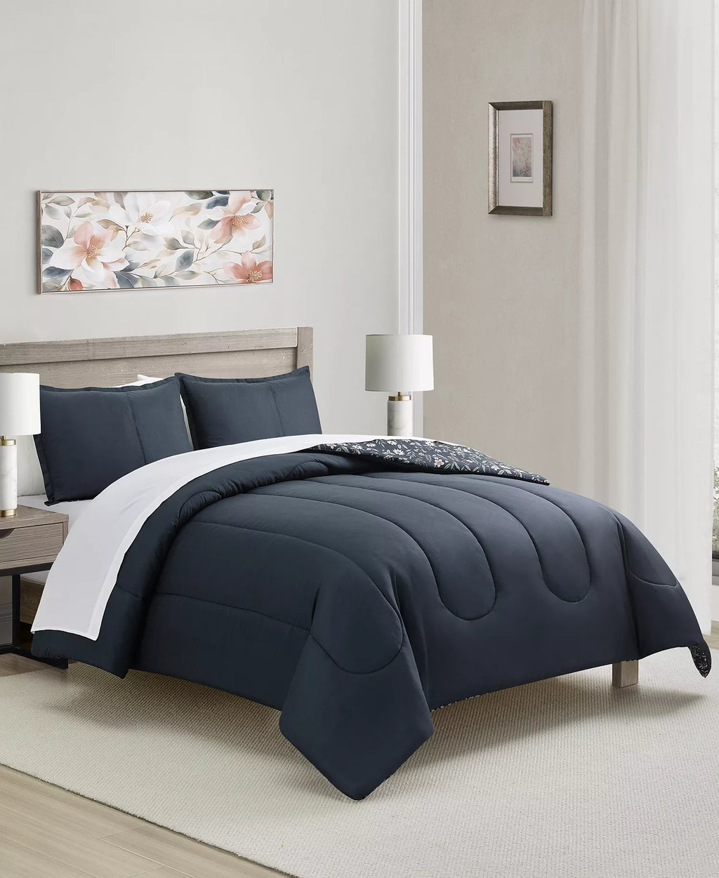 Veronica Botanical 3-Pc. Comforter Sets