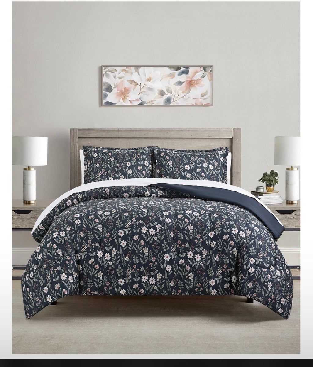 Veronica Botanical 3-Pc. Comforter Sets