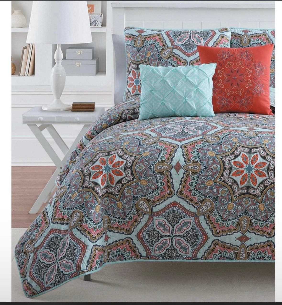 Yara Reversible 3-Piece King Quilt Set